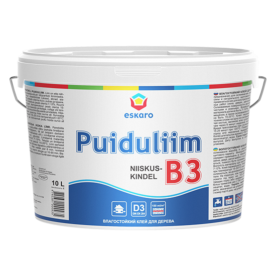 B3 Niiskuskindel Puiduliim